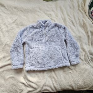 Ice Blue Fuzzy Sweater